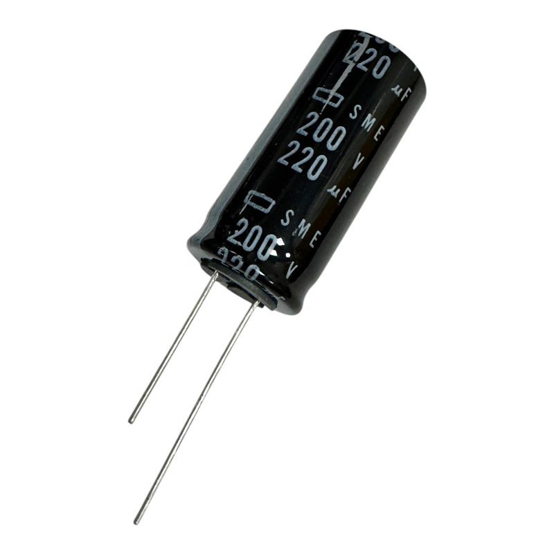 SME Capacitor Radial Electrolytic 220uF 200V 40x18mm