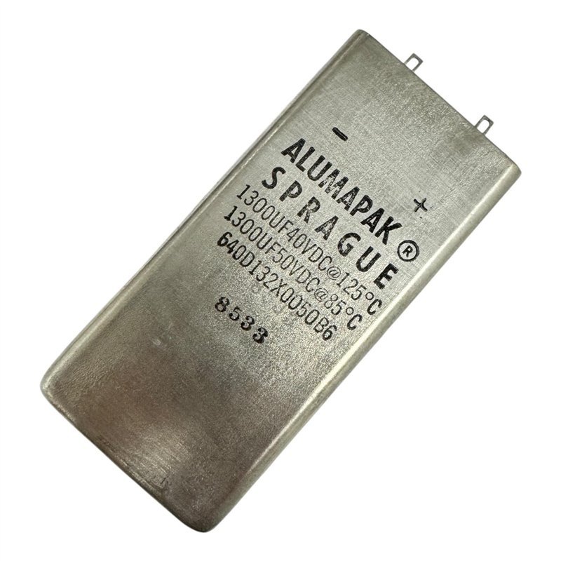 640D132X0050B6 Sprague Alumapak Capacitor Electrolytic 1300uF 40V 125C