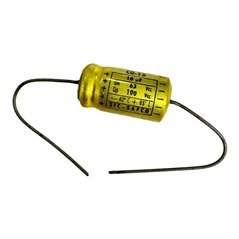 CO-15 Sic Safco Capacitor Axial Electrolytic 10uF 63V 31.5x10.5mm