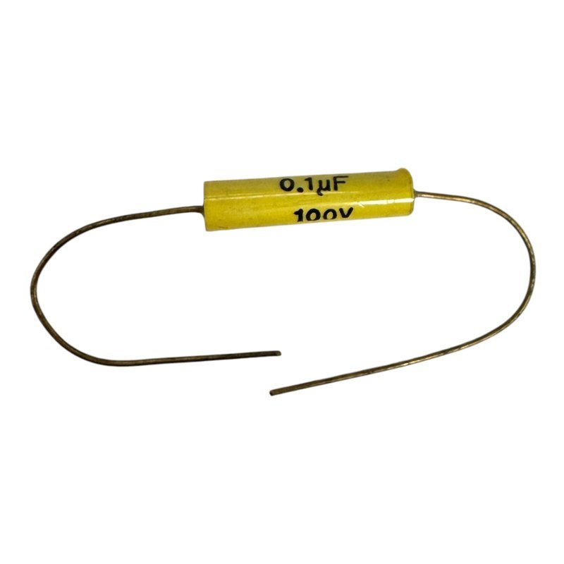 Facel Capacitor Axial Film 0.1uF 100nF 100V 18x5mm