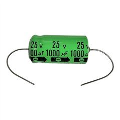 Samar Capacitor Axial Electrolytic 1000uF 25V 32.5x16.5mm