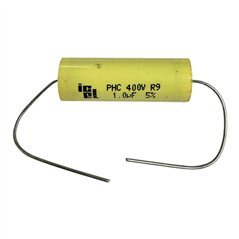 PHC Icel Capacitor Axial Film 1uF 400V 5% 32.5x11.5mm