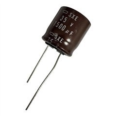 SXE Matsushita Capacitor Radial Electrolytic 1500uF 35V 20x18mm
