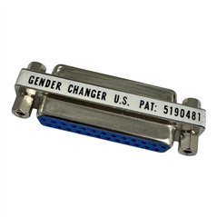 DB25F 25 Position D Sub Connector Female To Female Converter Gender Changer