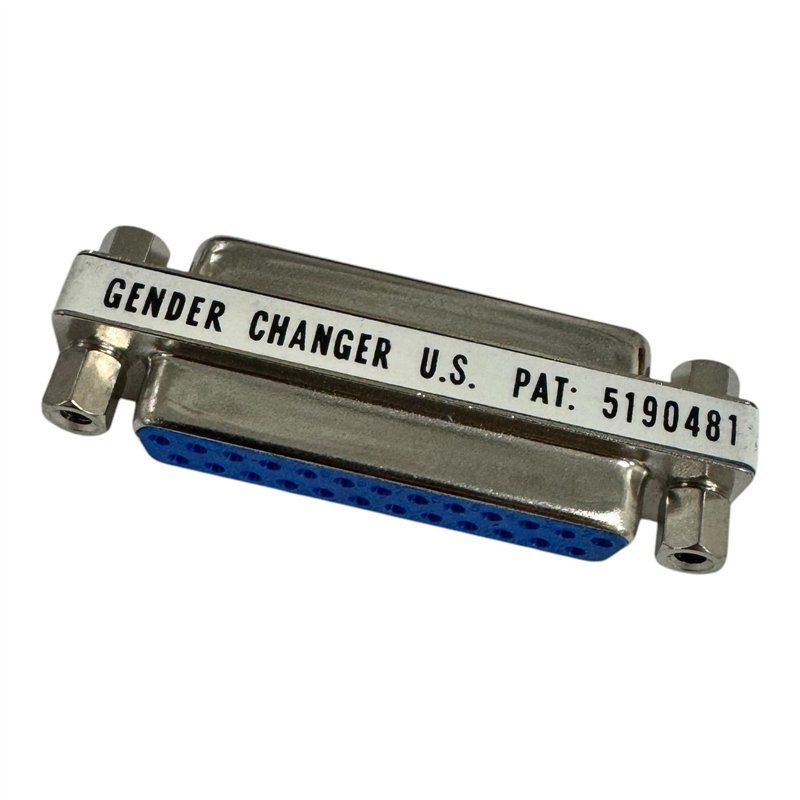 DB25F 25 Position D Sub Connector Female To Female Converter Gender Changer