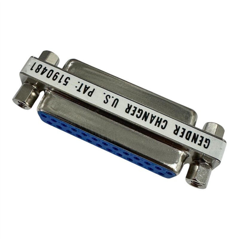 DB25F 25 Position D Sub Connector Female To Female Converter Gender Changer