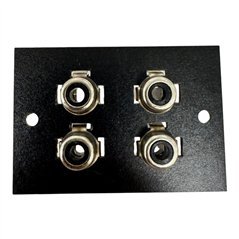 4 Position Female Panel Mount Connector 52x36mm ID:3.3mm