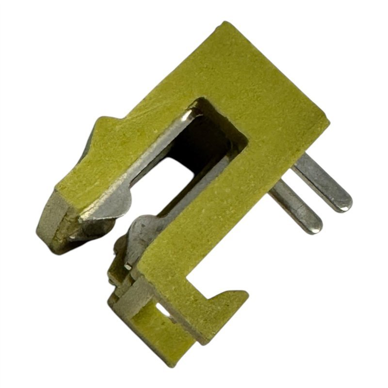 2 Position 2 Pin Card Edge Female Connector Right Angle  Plug