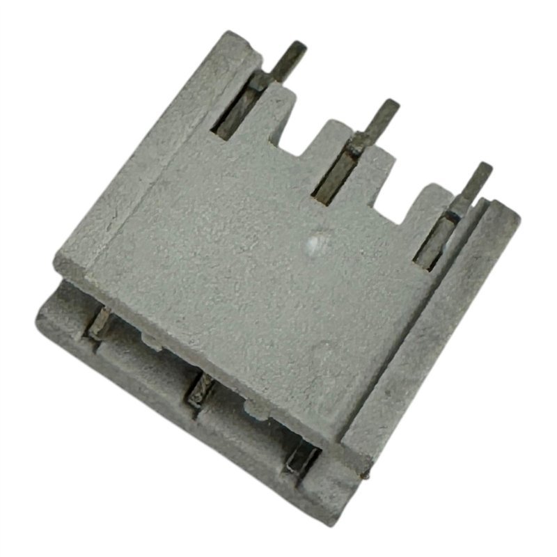 3 Position 3 Pin Card Edge Female Connector Straight Plug