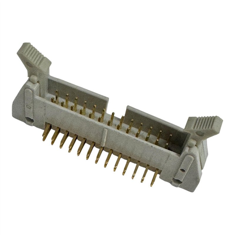 IDC Header Connector With Latch Right Angle 26 Position 26 Pin