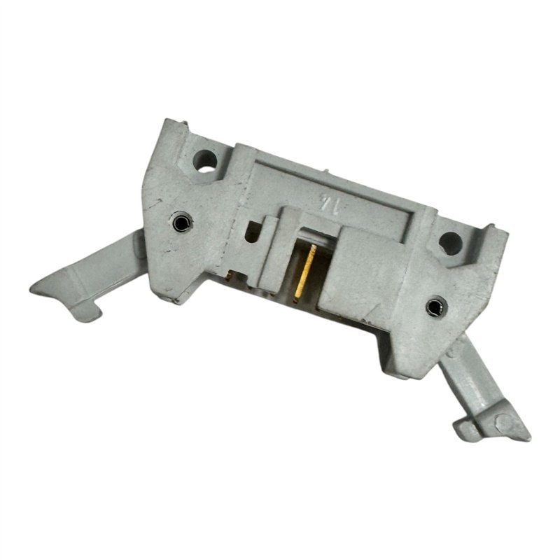 IDC Header Male Connector With Latch Right Angle 14 Position 14 Pin