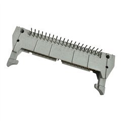 IDC Header Male Connector With Latch Right Angle 40 Position 40 Pin
