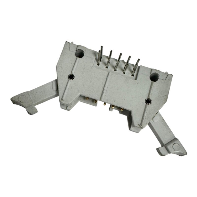 IDC Header Male Connector With Latch Right Angle 10 Position 10 Pin