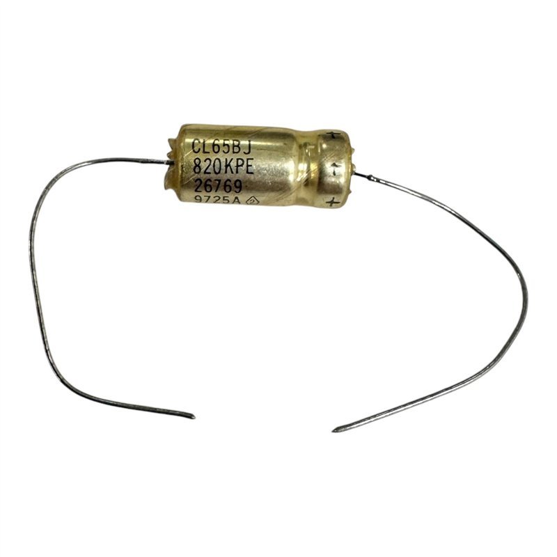 CL65BJ820KPE Mallory Capacitor Axial Wet Tantalum 82uF 50V 21x10mm