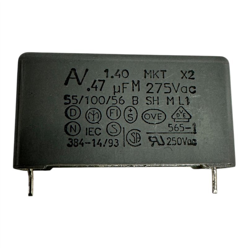 1.40MKT Arcotronics Capacitor Radial Film 0.47Uf 470nF 250V 32x17x9mm