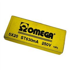 Omega Fuse 5x20mm 630mA 250V