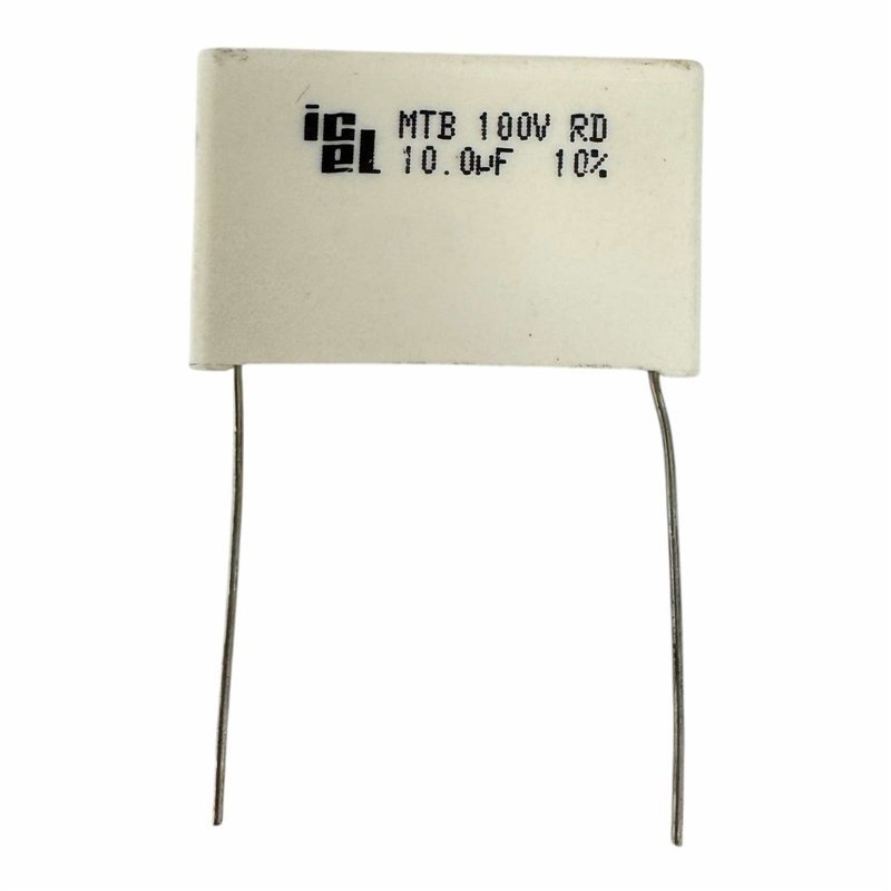 MTB Icel Capacitor Radial Film 10uF 100V 10% 32x20x11mm