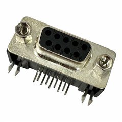 2311765-1 TE connectivity D Sub Connector Female Right Angle Board Mount