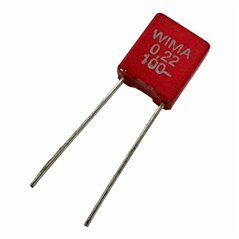 Wima Capacitor Radial Film 0.22uF 220nF 100v 5% 8.5x7.25x3.5mm [Qtyx10]