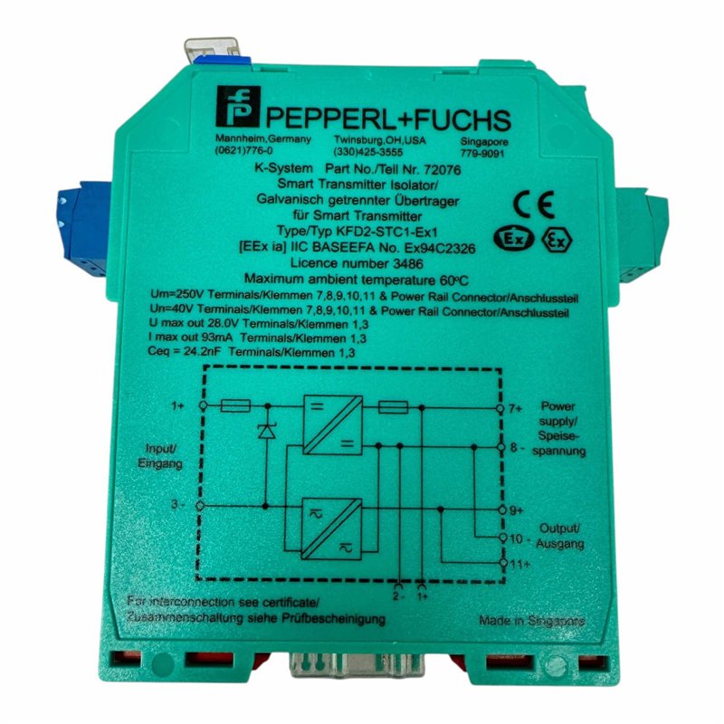 KFD2-STC1-EX1 72076 Pepperl+Fuchs Smart Transmitter