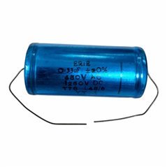 5910-99-531-0365 Errie Capacitor Axial Paper Dielectric Film 0.33uF 450V 55x25.5mm