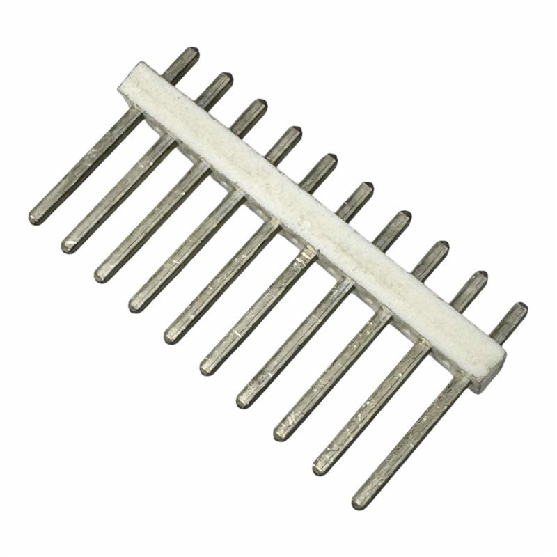 10 Position 10 Pin Straight Through Hole Header Connector
