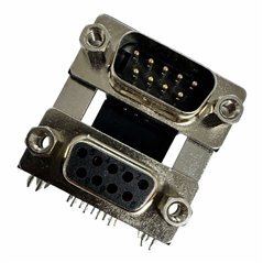 DB9 9 Position Double D Sub Connector (m-f) PCB Mount