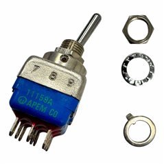 11159A Apem Mil Spec Toggle Switch 3PDT 4A 125V