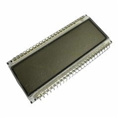 185-0193 RS 7 Segment LCD Display Black On Grey 1 Row 6 Characters