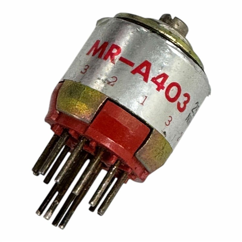 MRA403 MR-A403 NKK Rotary Switch 4P3T 250mA 125Vac