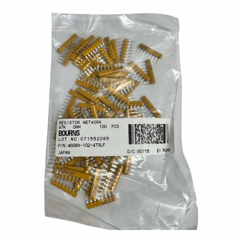 4608X-102-473LF Bourns 8 Pin Network Resistor 47Kohm 47K 2% [Qtyx100]