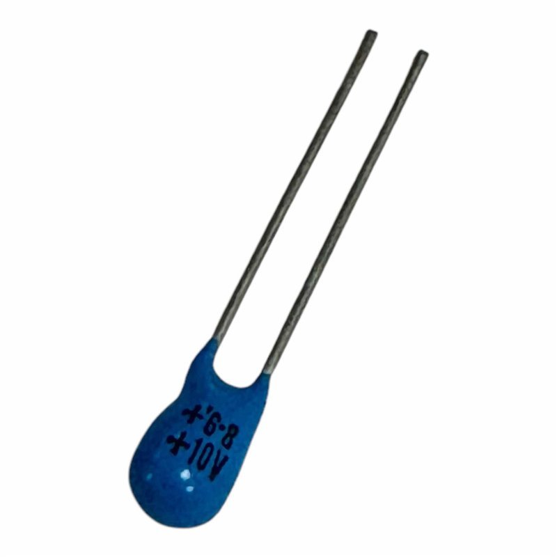 Capacitor Radial Tantalum Polarized 6.8uF 10V