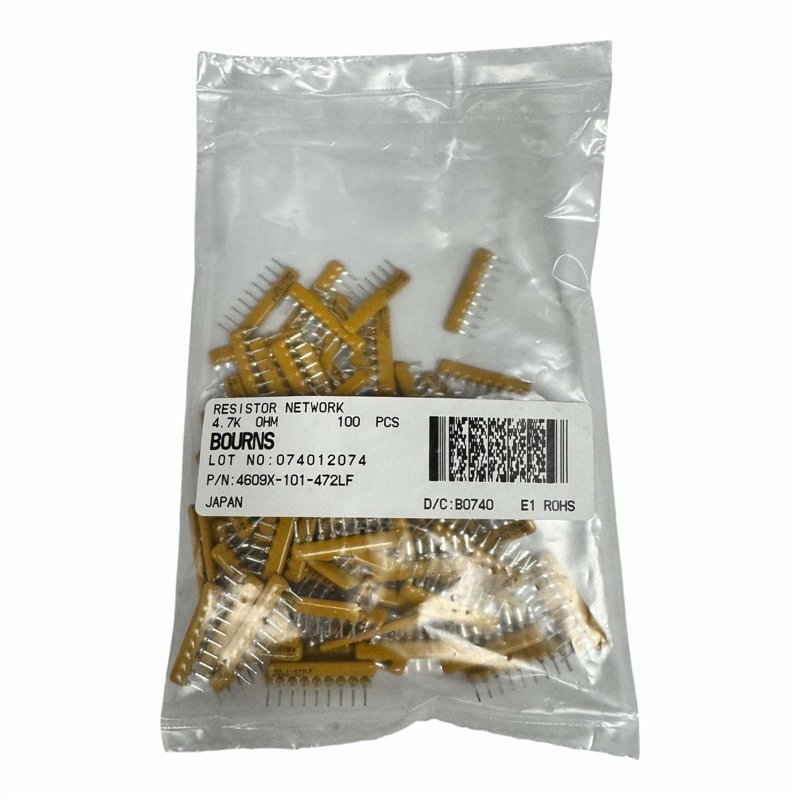 4609X-101-472LF Bourns 10 Pin Network Resistor 6.8Ohm 6R8 2% [Qtyx100]