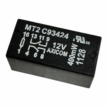MT2-C93424 TE Connectivity PCB Mount Signal Relay 12V DPDT
