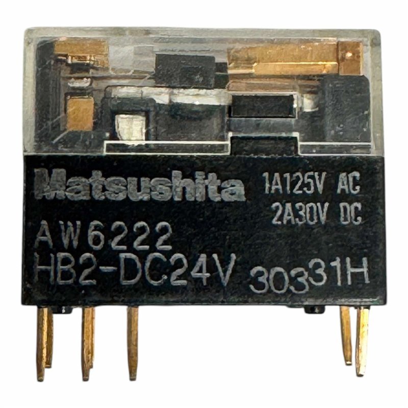HB2-DC24V Matsushita PCB Mount 8 Pin Relay 2A/30Vdc 1A/250Vac