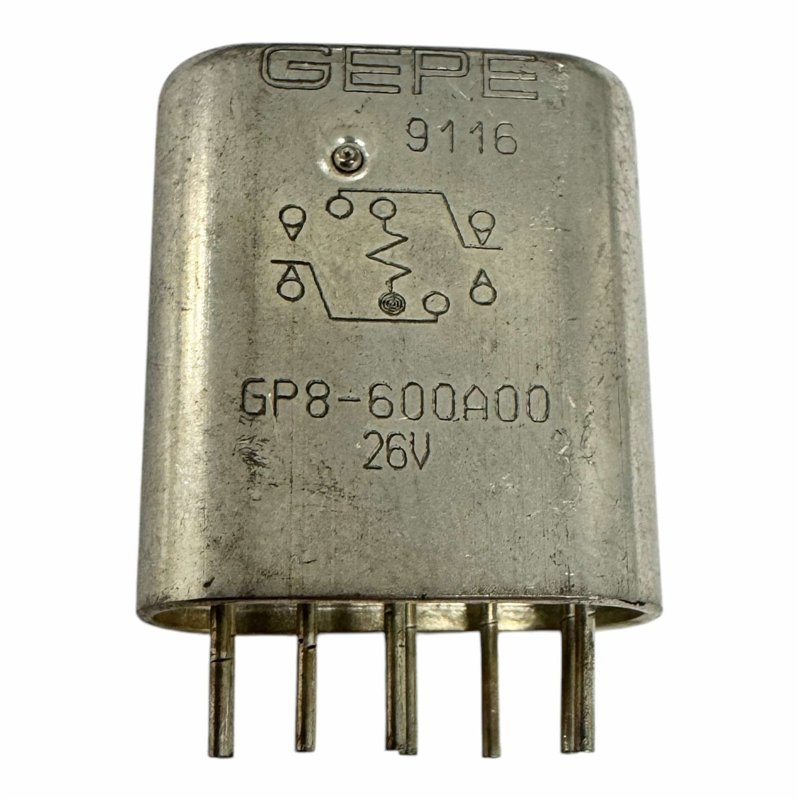 GP8600A00 Gepe Mil Spec Relay 26V 6P8-600A00