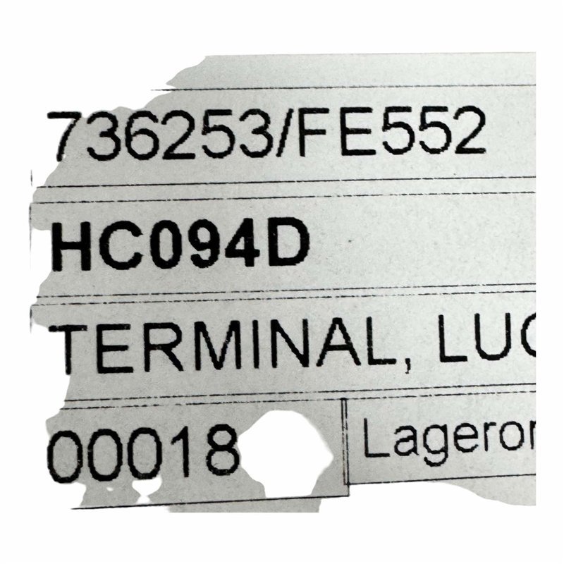 HC094D Terminal Lug [Qtyx100]
