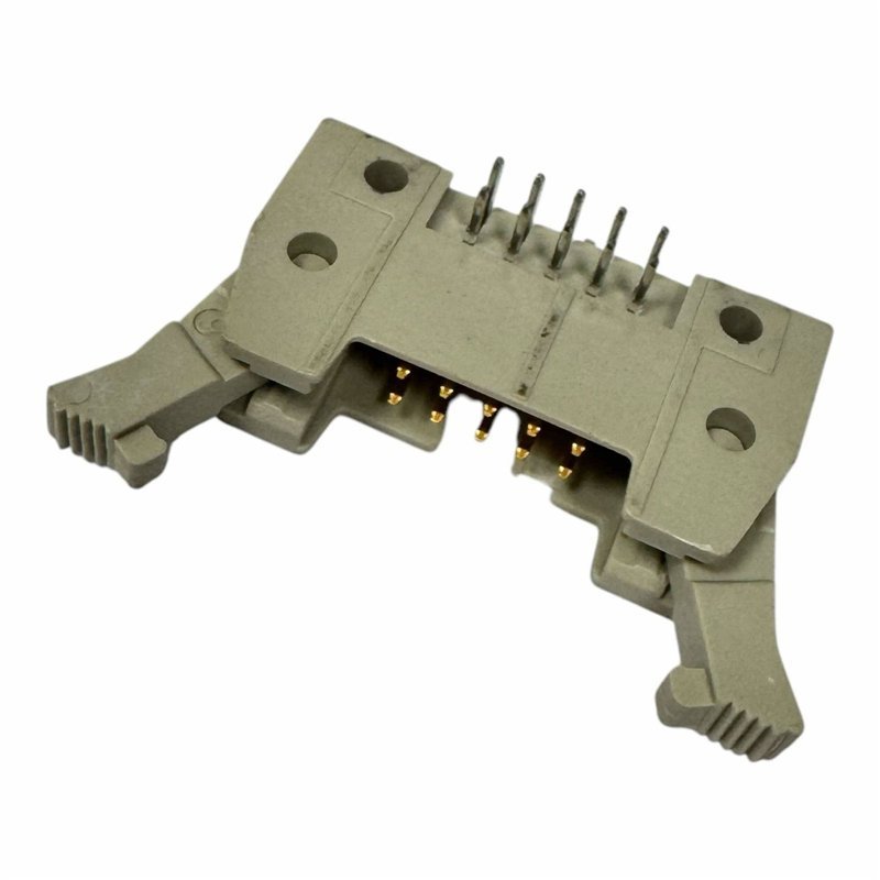 IDC Header 3M Male Connector With Latch Right Angle 10 Position 10 Pin