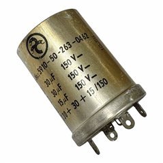 5910-50-263-0462 Aluminum Capacitor 30uF 15uF 150Vdc