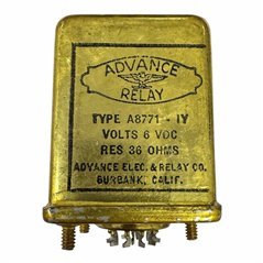 SWHX-32 BA98308 Advance Electic Relay 6Vdc 36Ohm