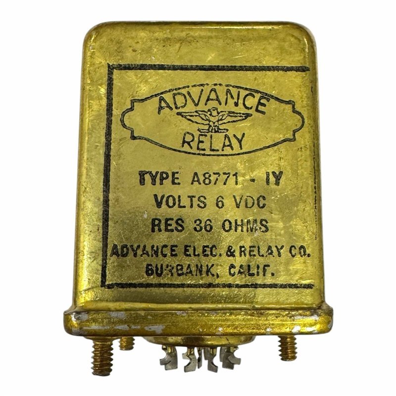 SWHX-32 BA98308 Advance Electic Relay 6Vdc 36Ohm