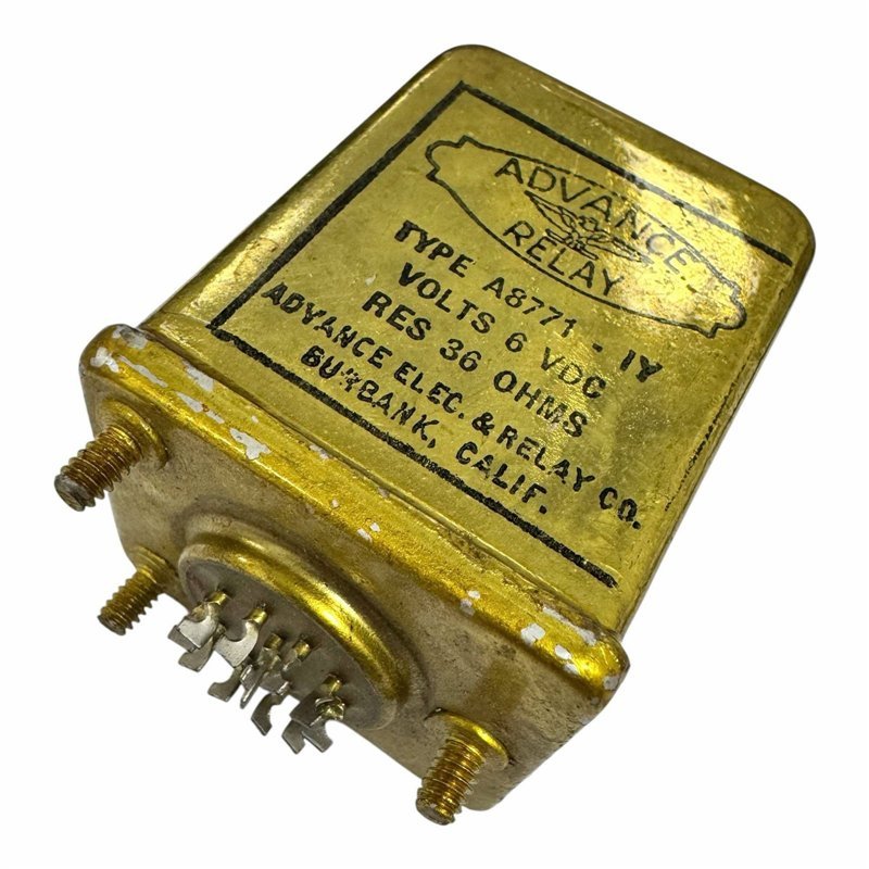 SWHX-32 BA98308 Advance Electic Relay 6Vdc 36Ohm