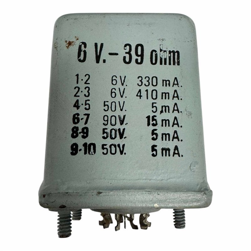 SC-B-41239 Electromagnetic Relay Contactor 6Vdc 39Ohm 5945-00-239-2720