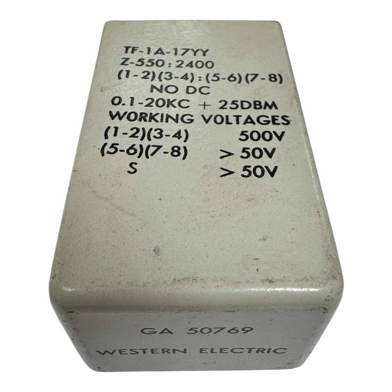 GA50769 Western Electric Audio Transformer 5950-00-545-7793