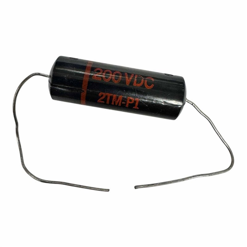 2TM-P1 Sprague Black Beauty Capacitor 0.1uF 100nF 200V 10% 38x12.5mm