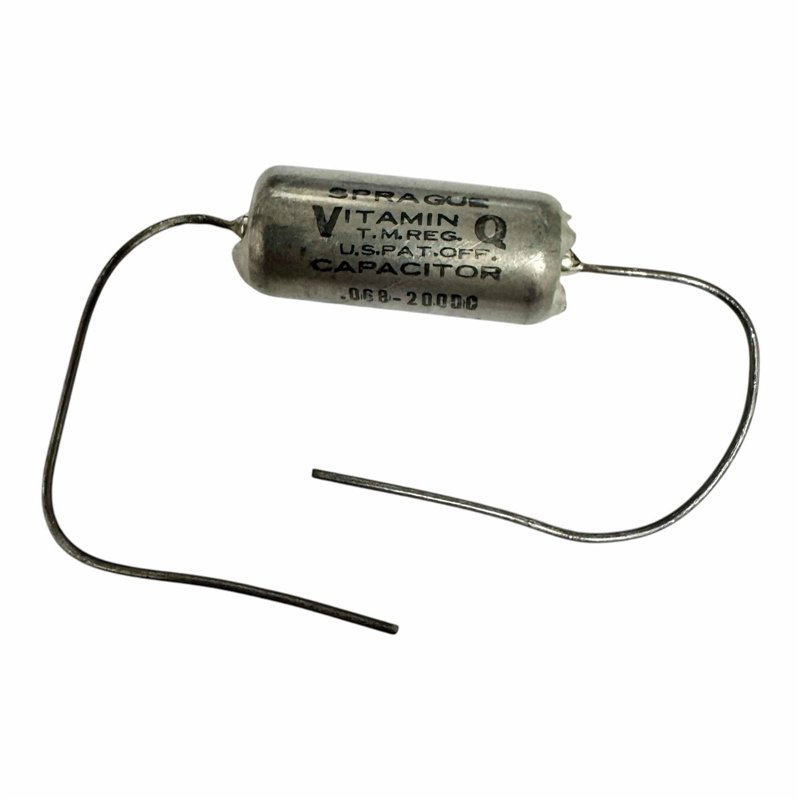 196P68352S4 Sprague Capacitor Axial Paper Dielectric 0.068uF 68nF 200V 23.5x10.5mm
