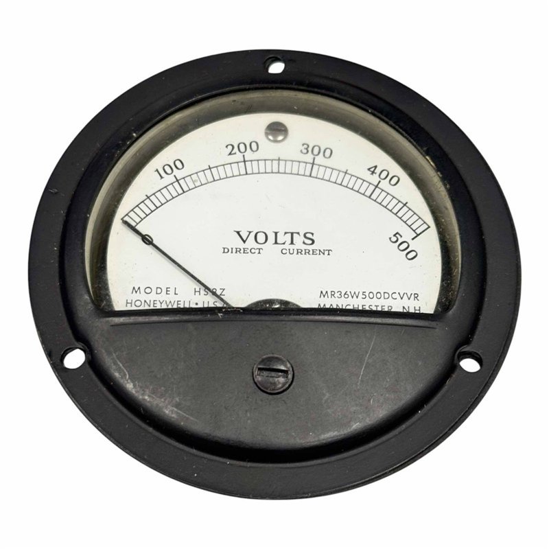 MR36W500DCVVR Honeywell Analog Panel Meter Voltmeter 0-500Vdc 89mm
