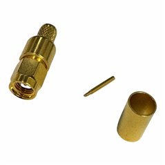 RF Connector SMA(m) Straight Crimp Plug For 4.4mm Cable