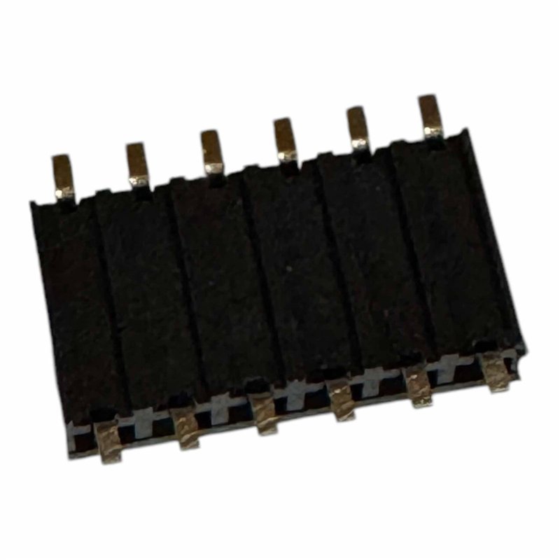 PS1MS-106GB-U SMT Female Header Connector 6 Position Side Entry 2.54mm