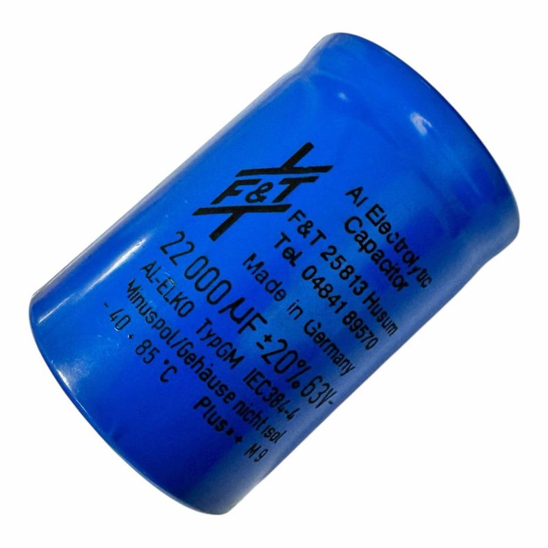 F&T Capacitor Electrolytic 22000uF 63V 20% 70x51mm